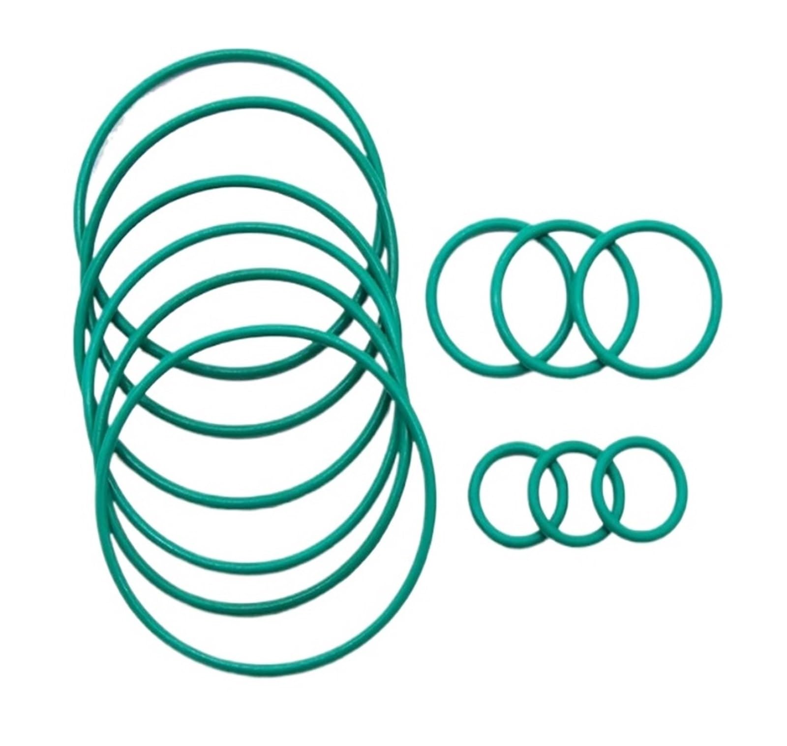 10/50 sztuk CS 2mm OD 5 ~ 100 mm O-ring uszczelniający odporny na olej fluorowy gumowy O-ring odporny na wysoką temperaturę izolacji (50 szt., OD 100 mm ID 96 mm)