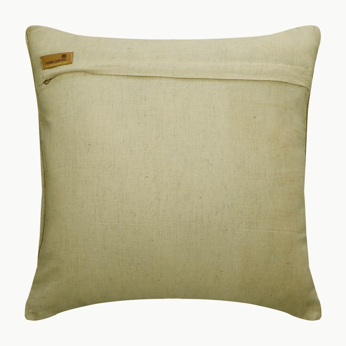 The HomeCentric Decorativo Beige Cojin Decoracion, Paquete de 2, 55x55 cm Lino Cojin Personalizado, Funda de Cojín con Acolchado y Rayado, Tresillo Cojin Personalizado, Cojin Decoracion-Quilted Ombre