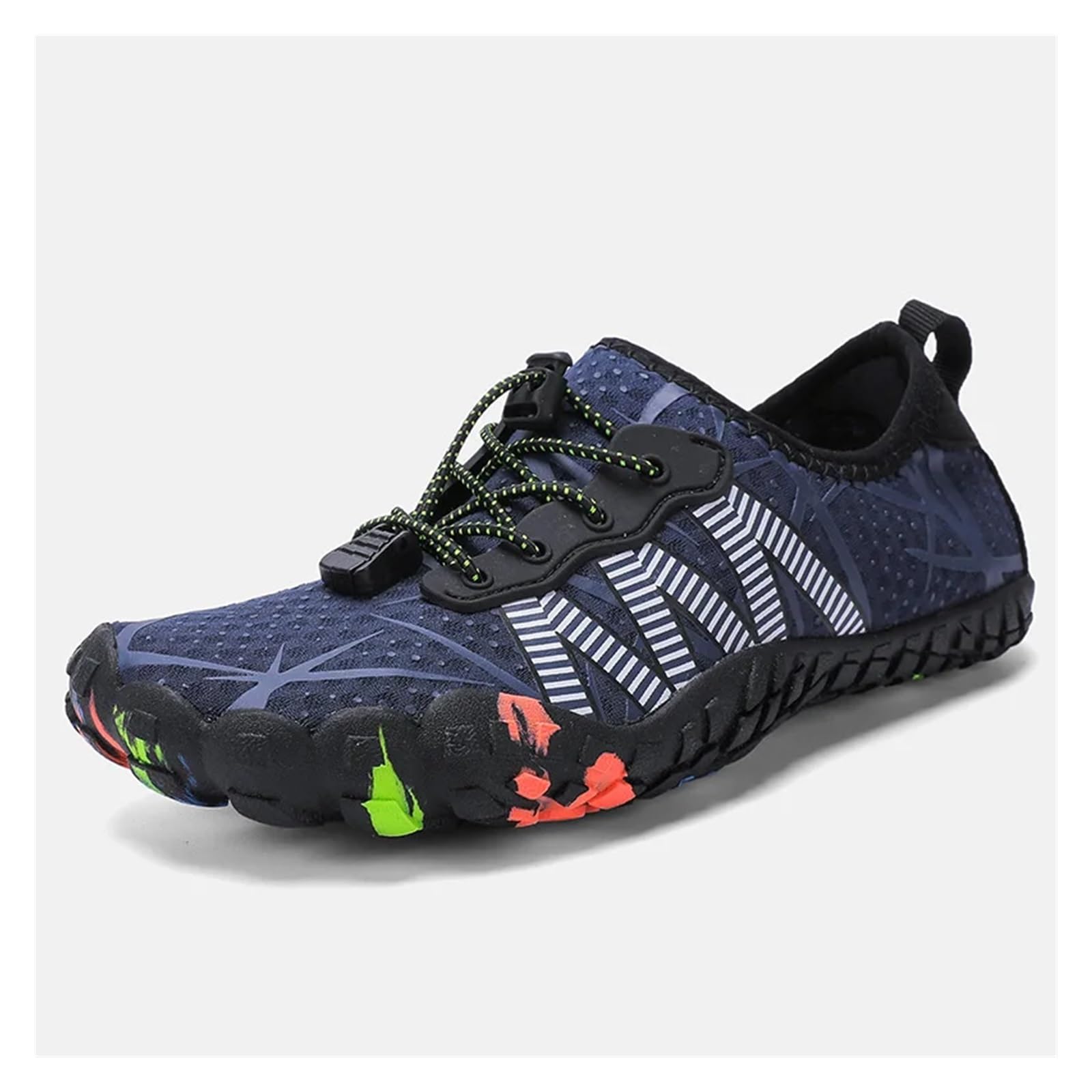 Wasserschuhe Watschuhe For Herren Und Damen Im Freien, Schnelltrocknend, Atmungsaktiv, Fünf-Finger-Strandschuhe, Tauch- Und Schwimmschuhe FüR Strand, Schwimmen Und Outdoor-AktivitäTen(Green,35)
