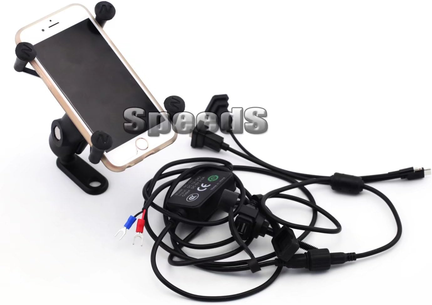 Motorcycle Navigation frame/Navigation Bracket with USB charge port For SUZUKI DL650 V-STROM DL1000 GSX1300 B-KING