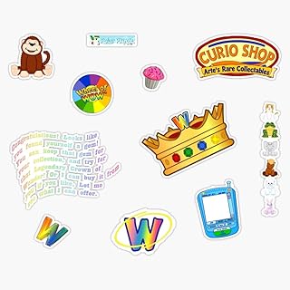 Webkinz Pack Sticker Outdoor Rated Vinyl Sticker Decal for Windows, Bumpers, Laptops or Crafts 5"