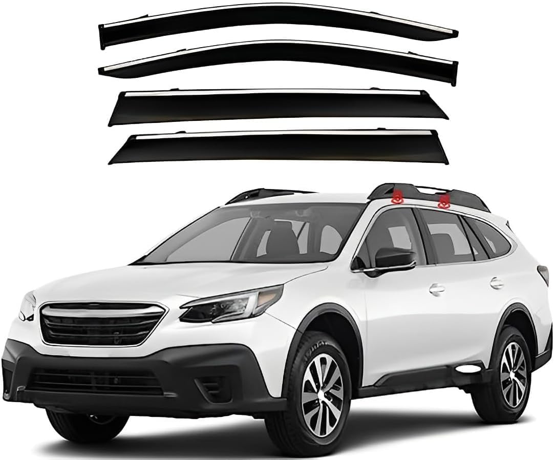 PANXUC Car Wind Deflectors for Subaru Outback 2020 2021 2022 2023, Side Window Wind Rain Deflector Window Visor Sun Rain Guard Smoke Guards
