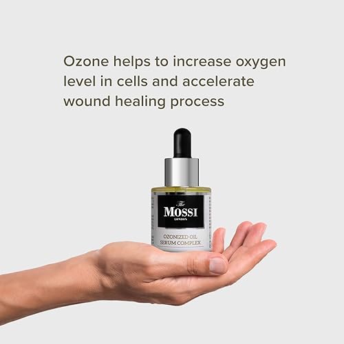 Miniatura 5 de The Mossi London Aceite ozonizado Suero Complejo Aceite de Reparación Intensiva del Cuero Cabelludo para Posttrasplante Capilar  Aceite de Oliva