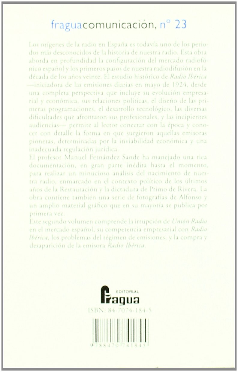 Orígenes De La Radio En España Ii
