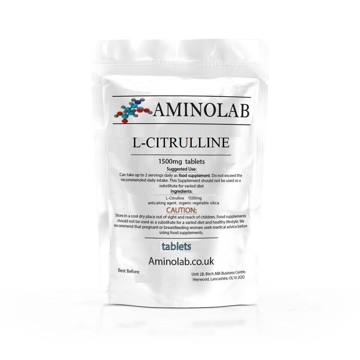 Aminolab - L'Citrulline 1500mg 365 Comprimés