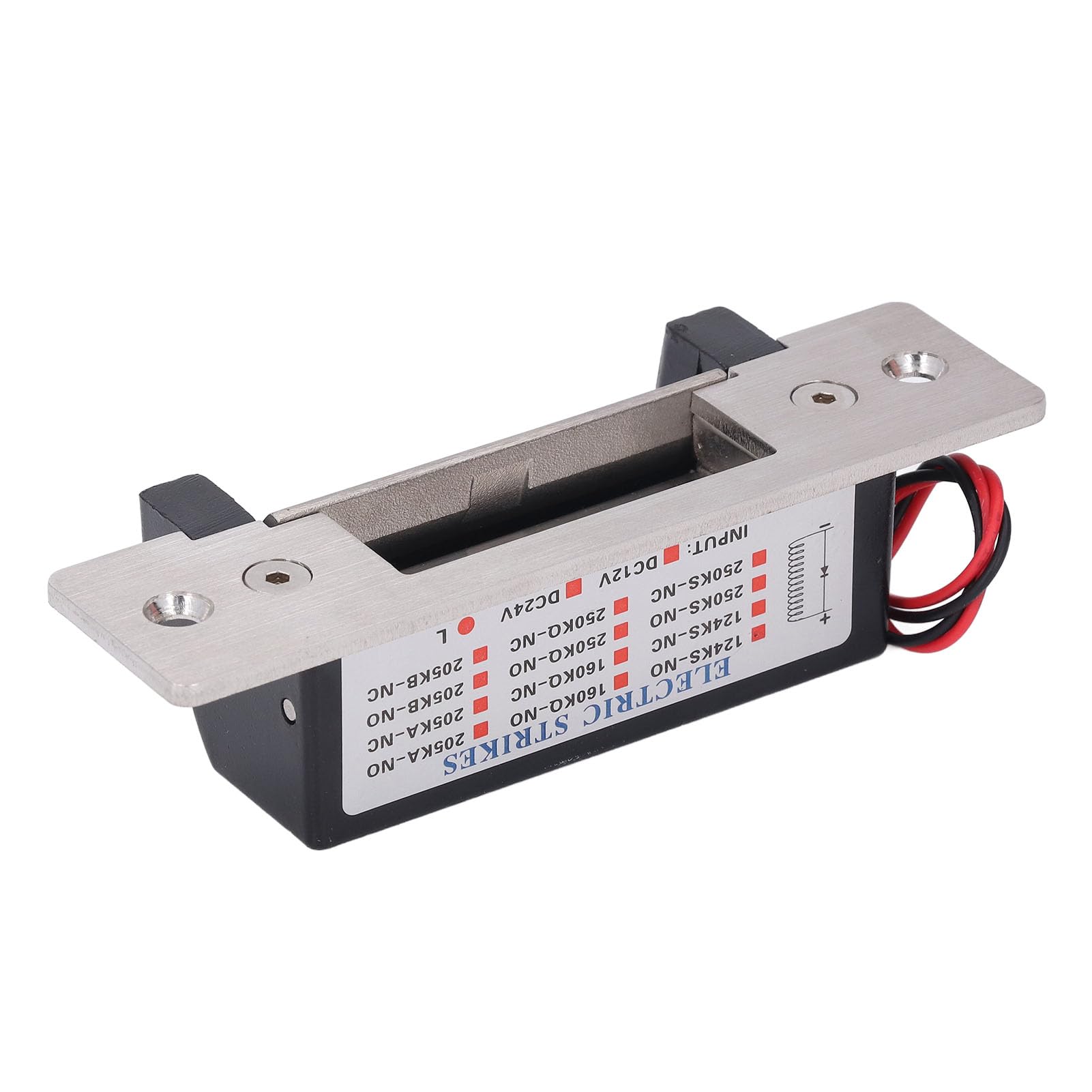 Cocoarm Gâche Électrique Acier Inox 12V NC/NO