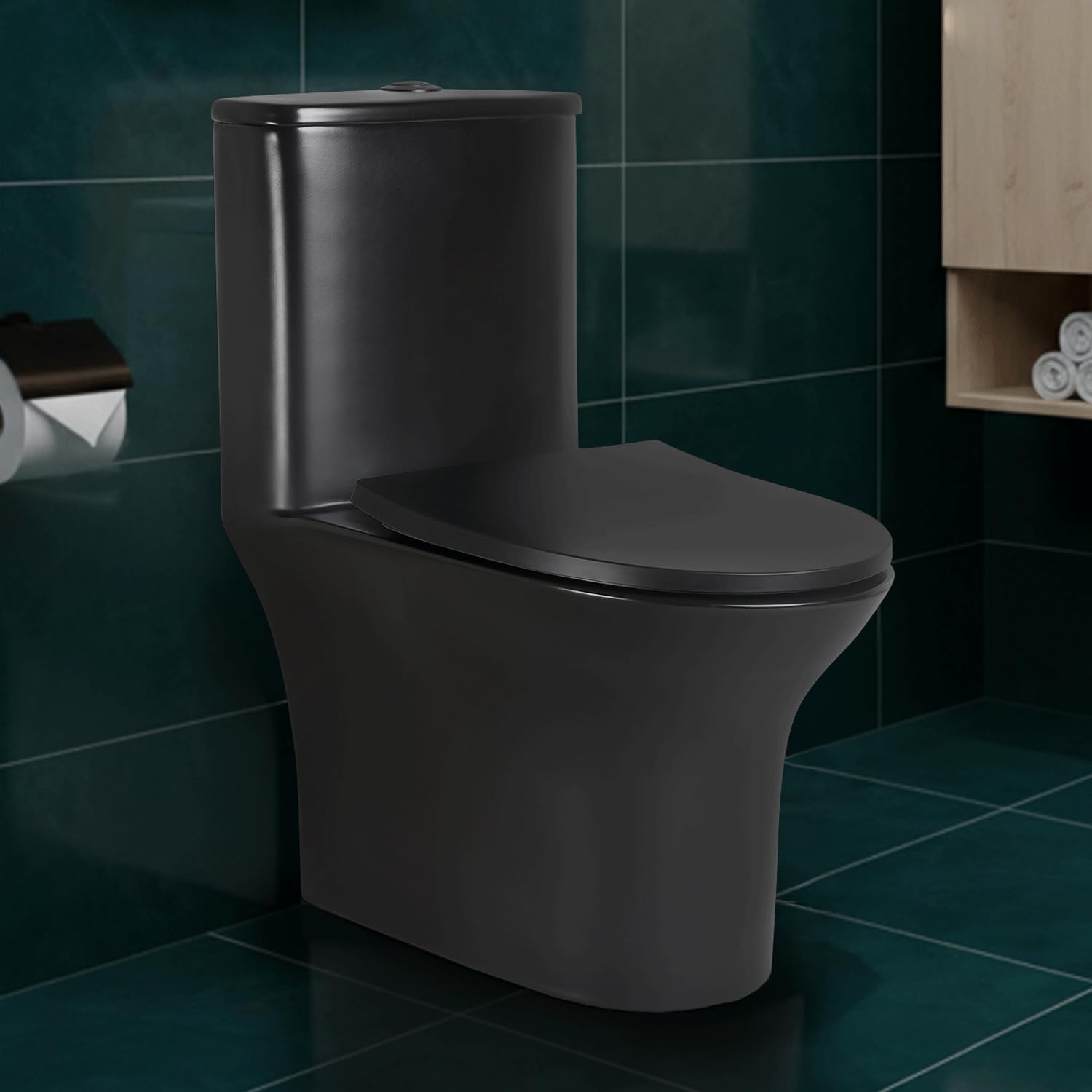 Hindware Italian Collection Cora One-piece EWC for Bathroom | S-220 Trap | Made of Ceramic | 10-year Warranty | 2D Syphonic & Vortex Flushing | Duroplast Seat Cover | Soft Close-image-22