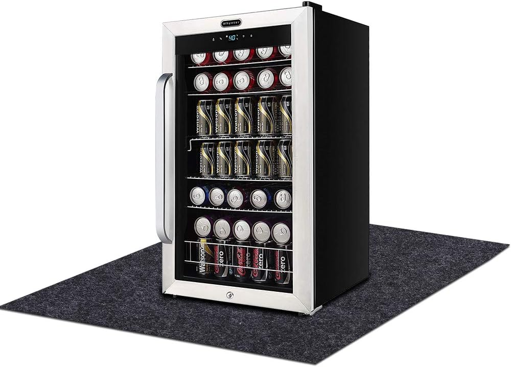 Beverage Refrigerators Mat, 36in x 54in, Slip Resistant, Waterproof