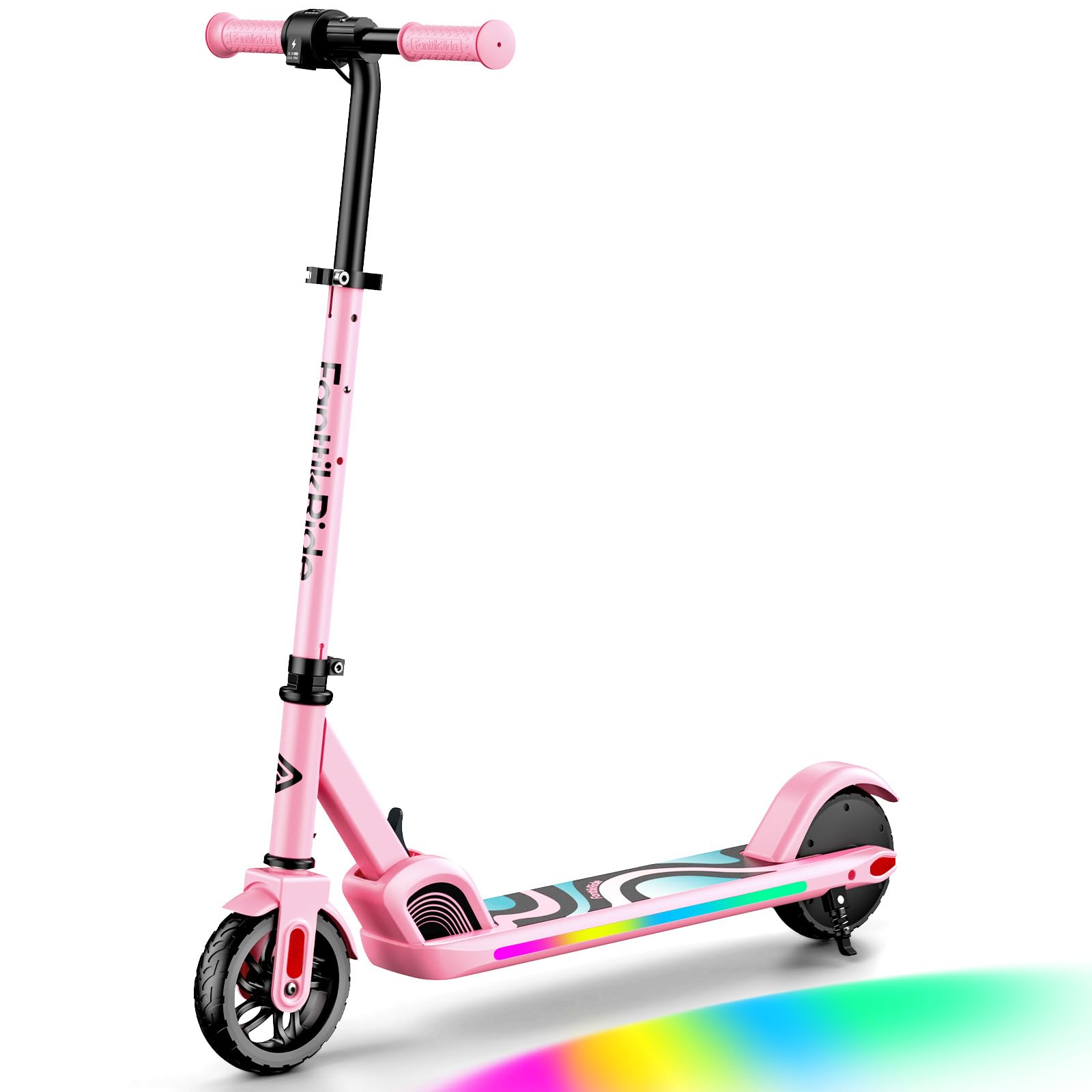 FanttikRide C9 Pro Electric Scooter for Kids 8-12, Adjustable Handlebar Height for Riders 3.9-5.2 ft, 132 lbs, Up to 40 min Continuous Time, 5 Miles Range, 3 Speed Mode 5/8/10 MPH