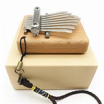 Amazon | た カリンバ 楽器 8キーミニスクエアカリンバ親指