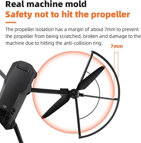 Miniatura 4 de Protector de hélice apto para DJI Mavic 3Mavic 3 Pro Drone de liberación rápida Protectores de hoja de hélice Funda protectora anticolisión