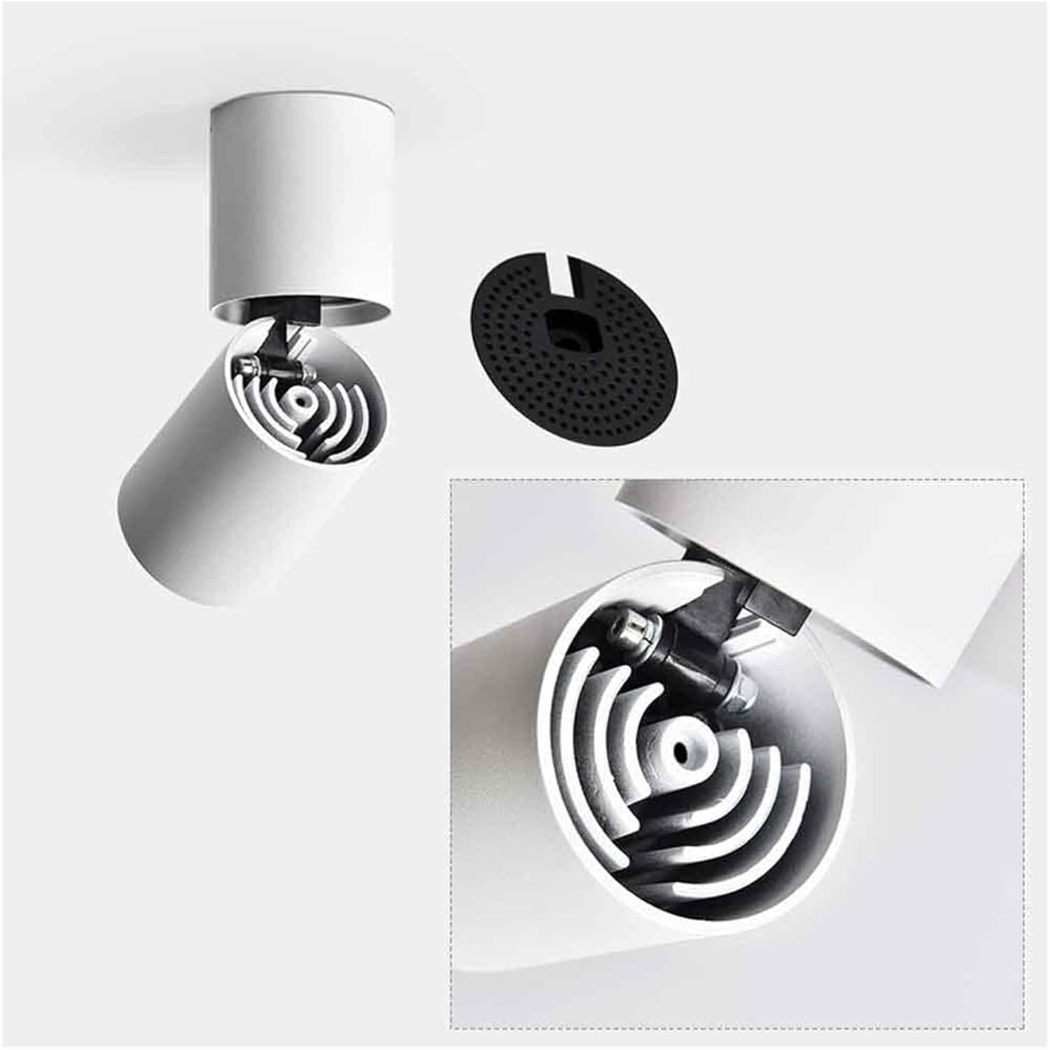 Kitchen Faucet 360°Adjustable Rotation LED Ceiling Spotlight Mounted Downlight Wall Lamp Indoor Aluminum Lighting Fixture