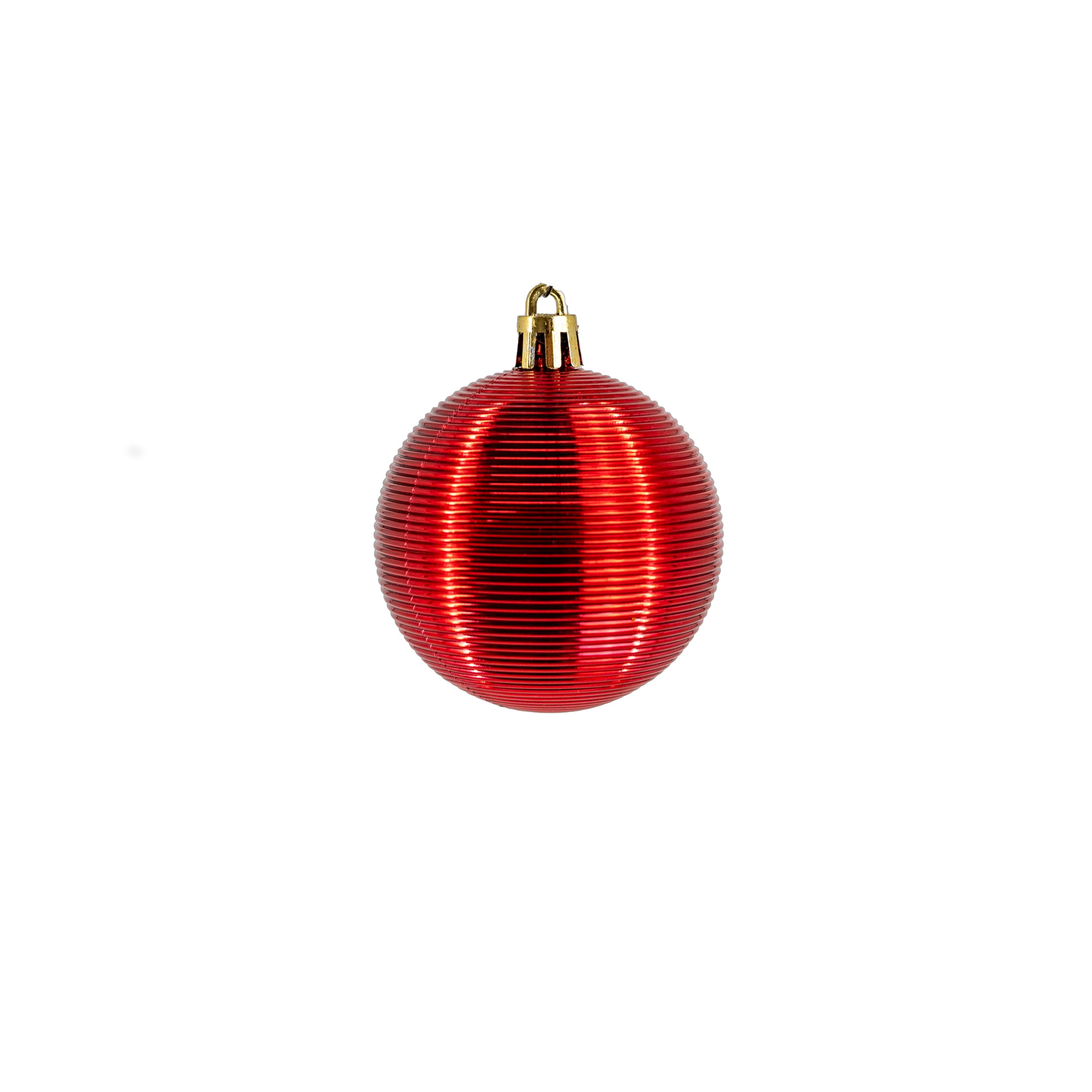 Kunststoff Weihnachtskugel rot 4 Sets - 136 Stück Ø 6cm Deko Kugel Christbaumschmuck Mix Glitzer Matt Gemustert Glänzend