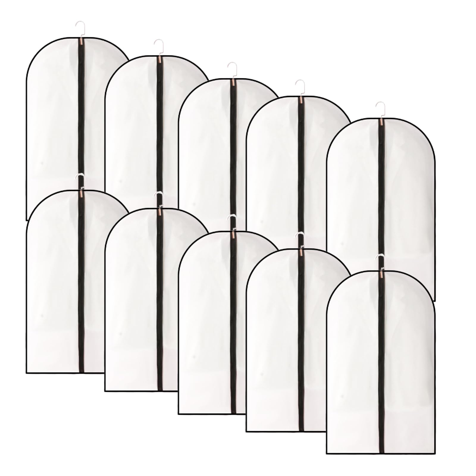 6 Housses Vêtements Transparentes CNMTCCO - 60x100cm - Anti-Poussière, Imperméables