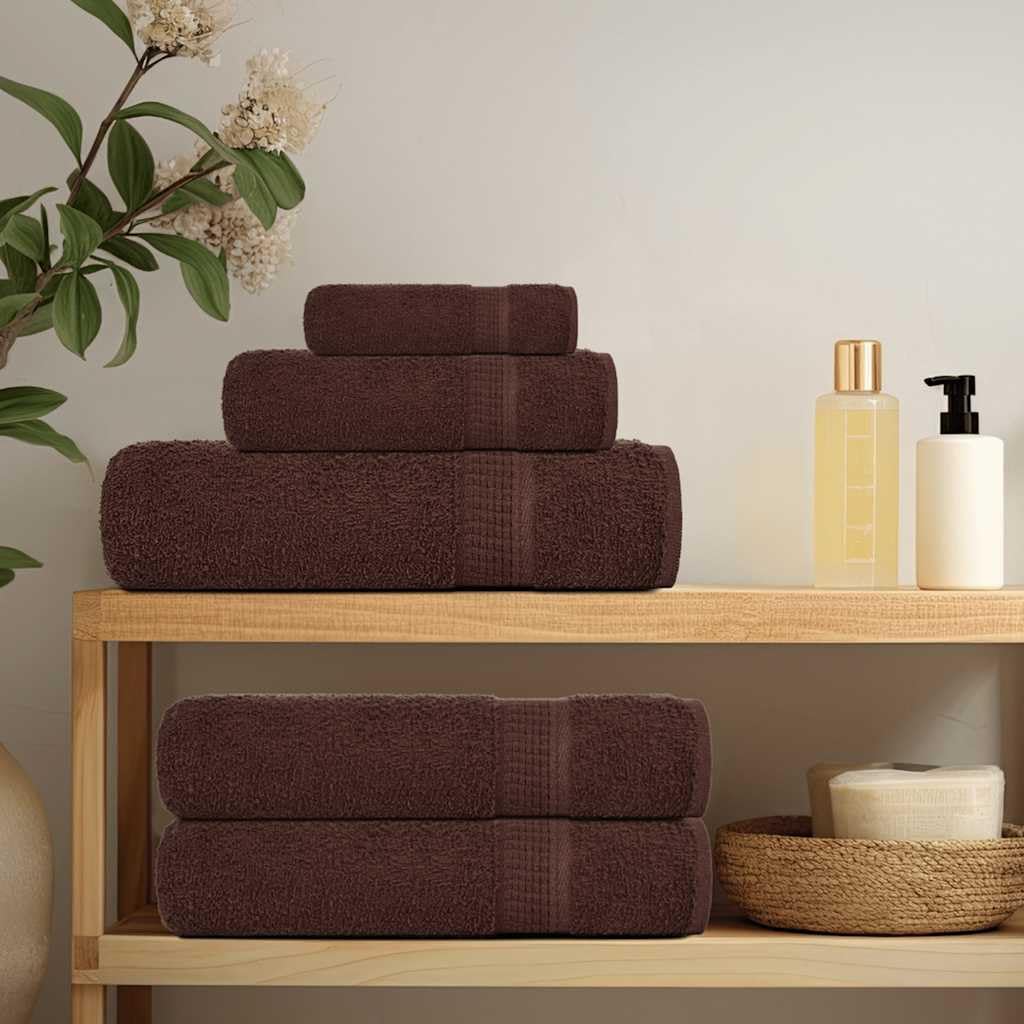 FROGN - Set di 4 towels, in cotone, 50 x 100 cm, 360 GSM, certificato Oeko-TEX, morbido e assorbente, per uso quotidiano, lavabile in lavatrice