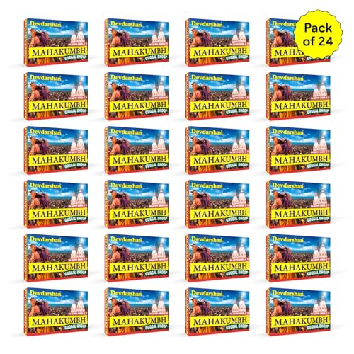 Image of Devdarshan Mahakumbh Wet (Geela) Dhoop | 480 Sticks (Pack of 24 Units) | Sacred Herbs (Jadi Buti) & Resins | Pure Guggal Fragrance & Charcoal-Free Sticks | For Daily Pooja, Aarti, Havan & Festivals