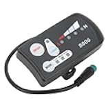 Qiilu Electric Bicycle Display S800 LED Meter with Connector 36V 48V Universal High Performance Bike Control Panel