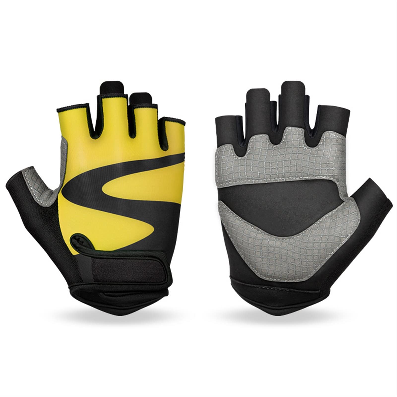Guanti da ciclismo Guanti da bici Guanti in bicicletta for uomo Donne con cuscinetto ammortizzatore, vestibilità flessibile e confortevole, peso leggero, guanti da mountain bibita traspirante