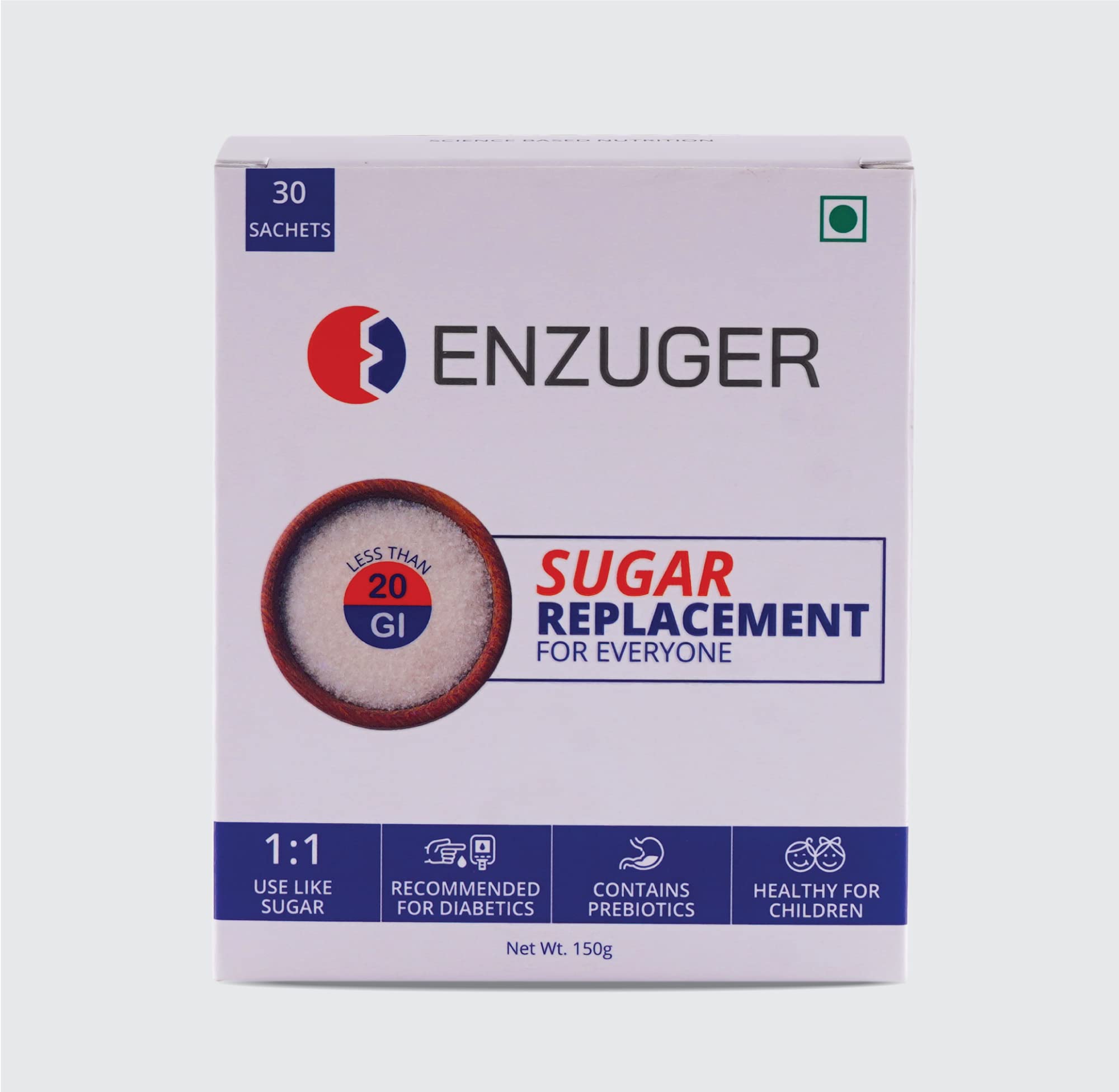 5gm, 30 Sachets, Enzuger Box | 1:1 Sugar Replacement | PCOS & Diabetic Friendly | NO Artificial Sweeteners | NO Sugar | NO After-Taste (B0C59584VS) Amazon Price History, Amazon Price Tracker