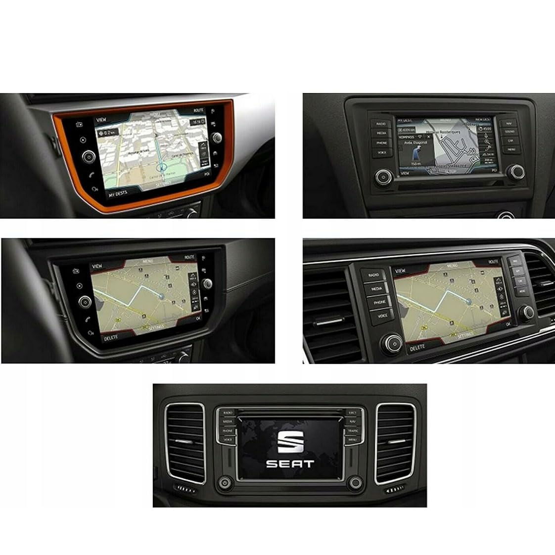 GPS-Karte Navigationkarte 2025 Europa AS V20 Kompatibel mit Modelle: Ateca, Arona, Ibiza, Leon, Toledo