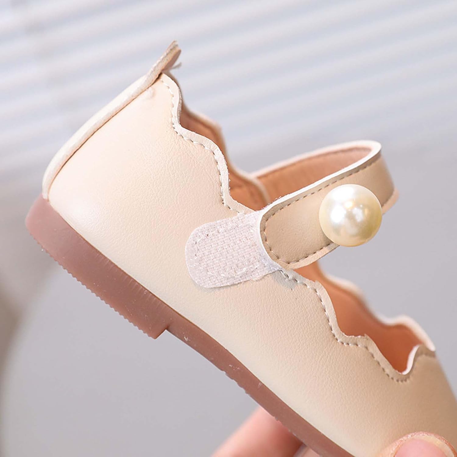 Girls Dress Shoes Flat Sandals for Girl Spring Summer Dressy Closed Toe Soft Sole Princess Shoes for Toddler Kids 2026