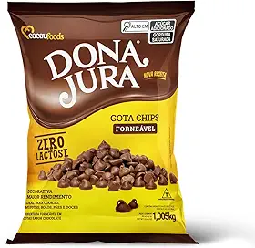 Dona Jura Gotas de Chocolate ao Leite Forneável, 1,005kg