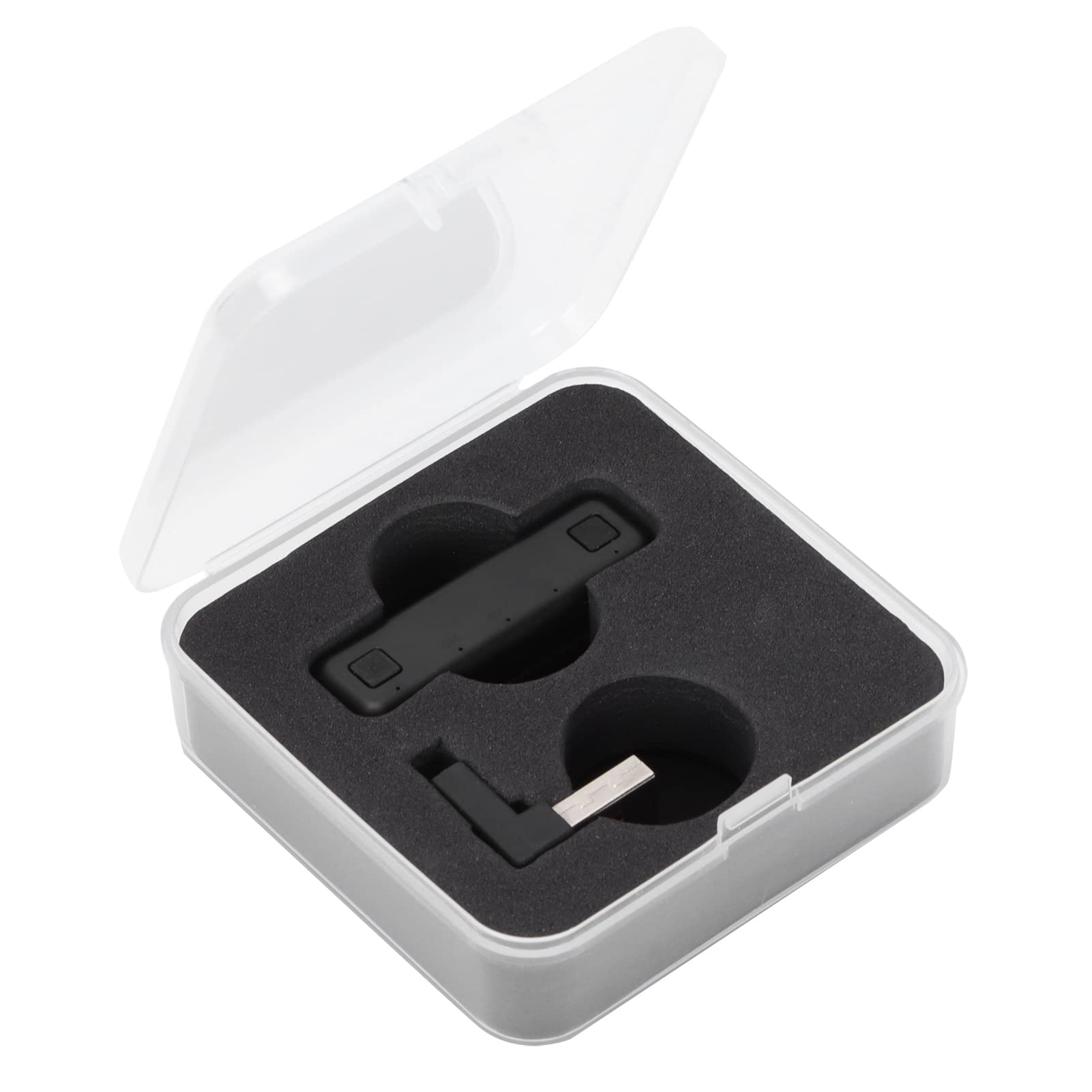 Adaptateur Bluetooth émetteur sans fil à faible latence pour PC, double flux Bluetooth 5.0, design compact, noir