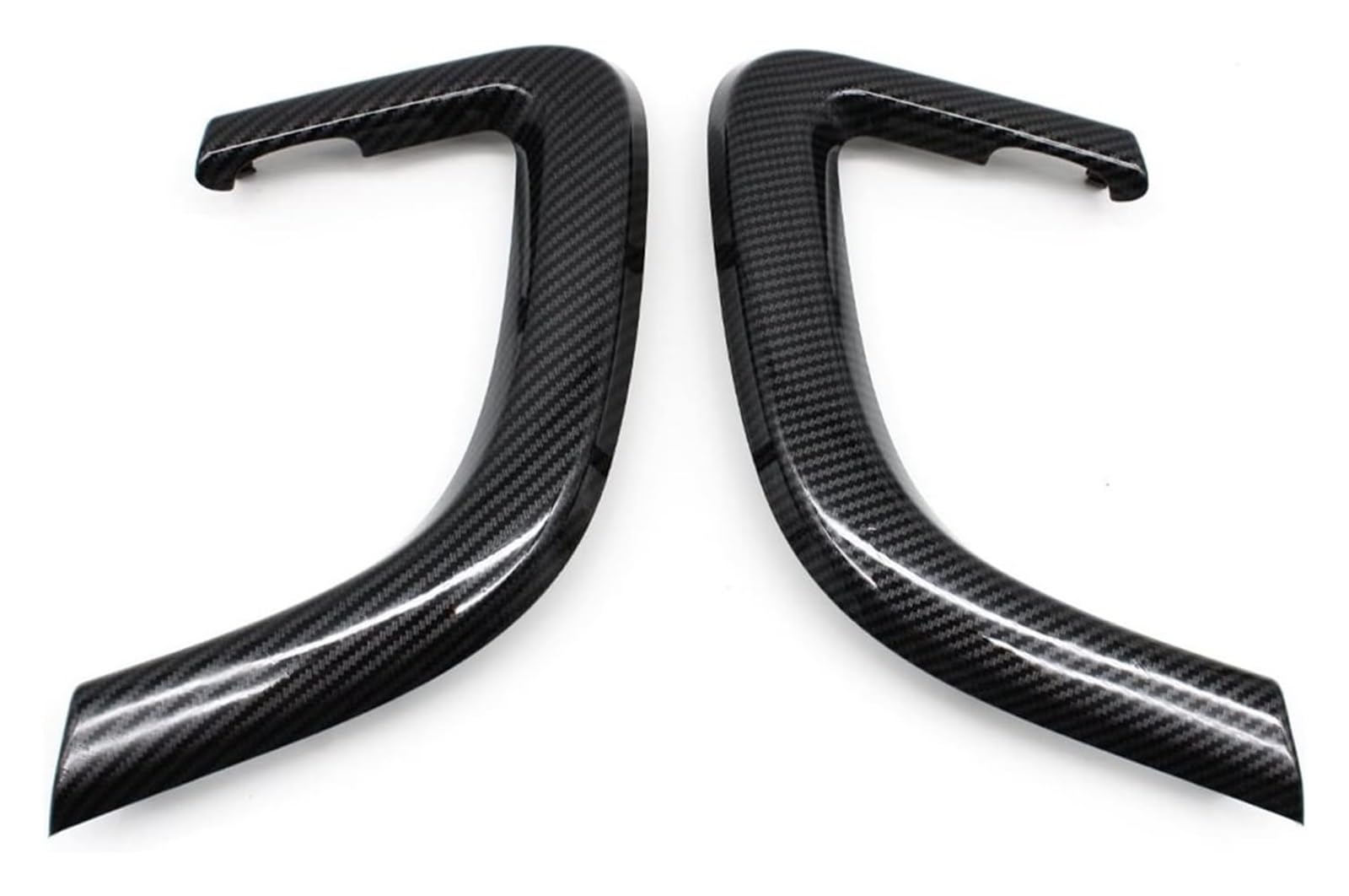 QWQTHGS Car Exterior Door Handle Cap for Discovery 2015-2019 Left Right Car Interior Door Pull Handle Cover Trim Replacement(Carbon 2pcs Set)