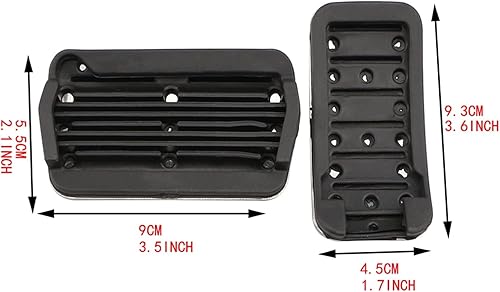 Miniatura 3 de jfqm - Cubierta antideslizante para pedal de freno de combustible, acelerador de automóvil, ajuste antideslizante para Volvo V40 XC40 C30 C70 S40