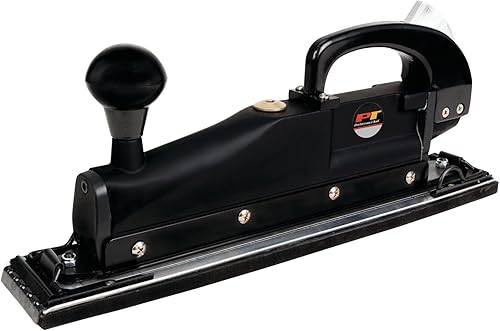 Herramienta de rendimiento M574DB Lijadora de Línea Recta de Pistón Dual, Negro