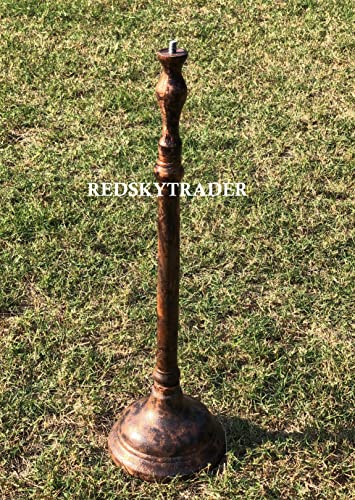 Redsky Trader Garden Sundials Pedestal Display Stand Indoor Outdoor Round Sundial Stand For Any Size 8 Or 10 Inches (Design 2) #TOP1