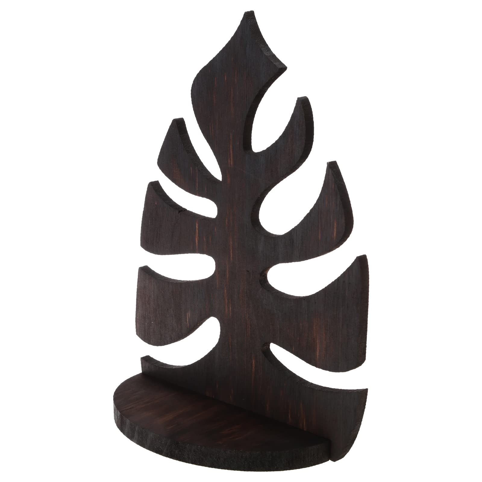 MLWSKERTY Wooden Monstera Shelf Wall Mounted Photo Frame Book Storage for Home Living Room Office Decoration Rack