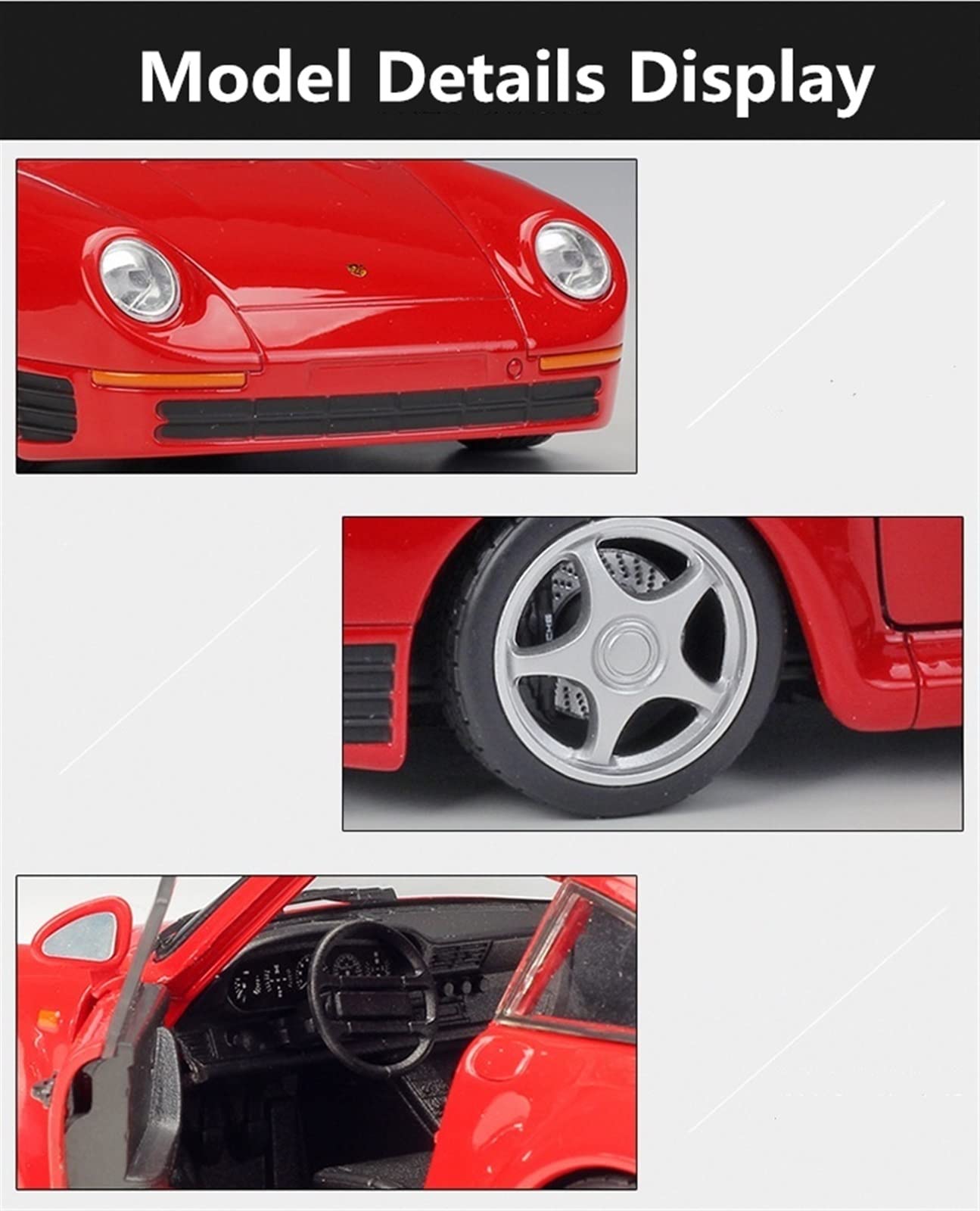 Amazon.co.jp: ダイカストカー 1:24 ポルシェ 959 スポーツカー合金