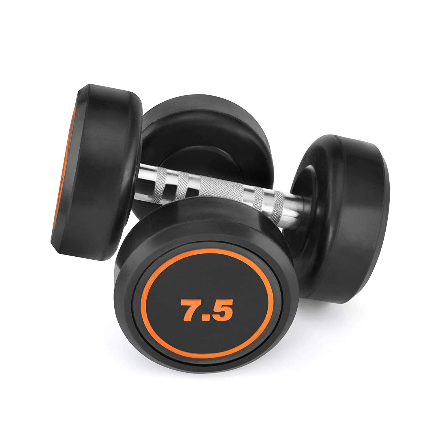 Adonai Dumbbells Rubber Coated with Knurled Steel Grip, Professional Durable, 1 Pair (7.5 Kg x 2 Pcs) (B08KY58FKH) Amazon Price History, Amazon Price Tracker