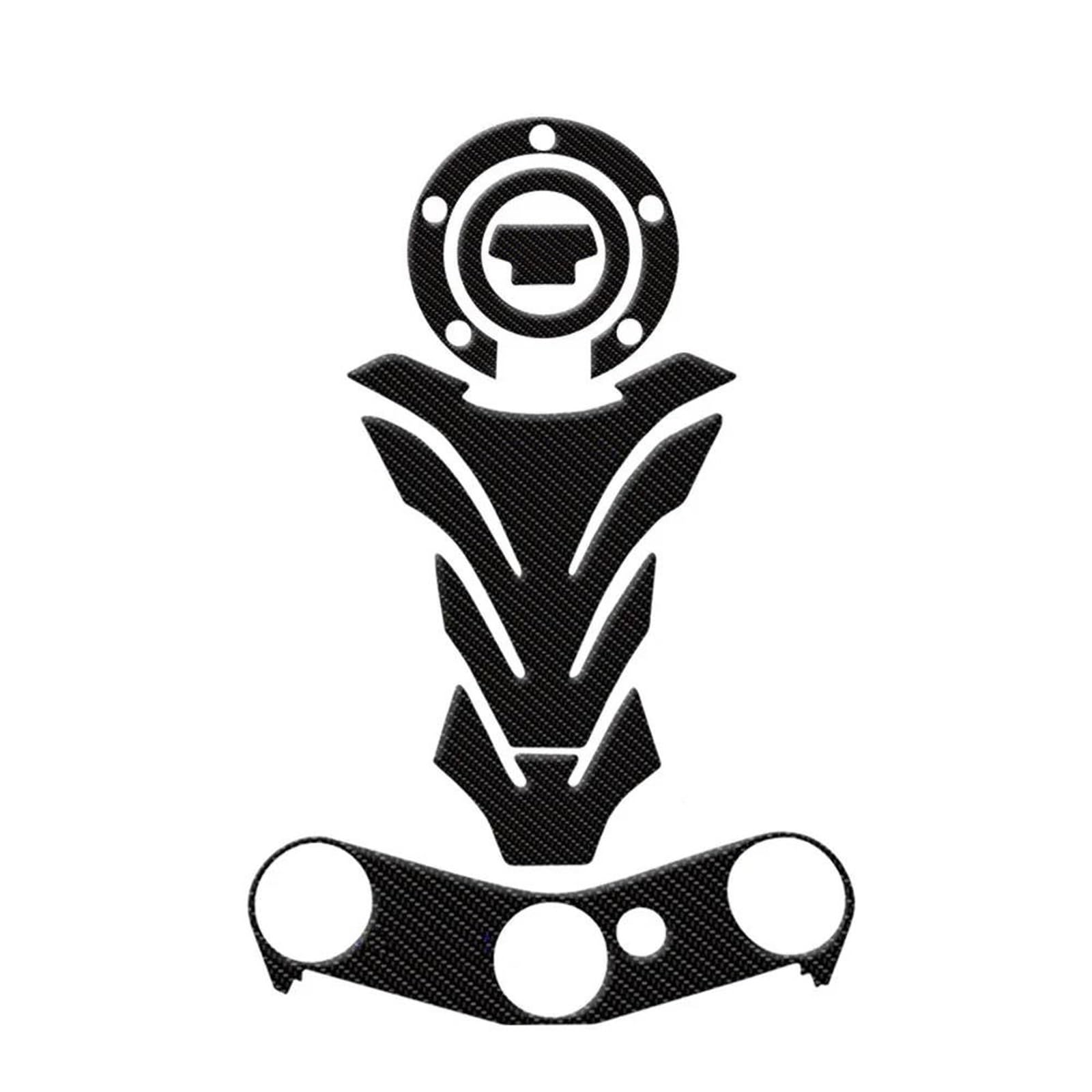 Motorcycle Tank Pad Sticker Decals Protector Accessories for Yamaha YZF R6 YZFR6 2006 2007 2008 2009-2017 Streetfighter(Color21)