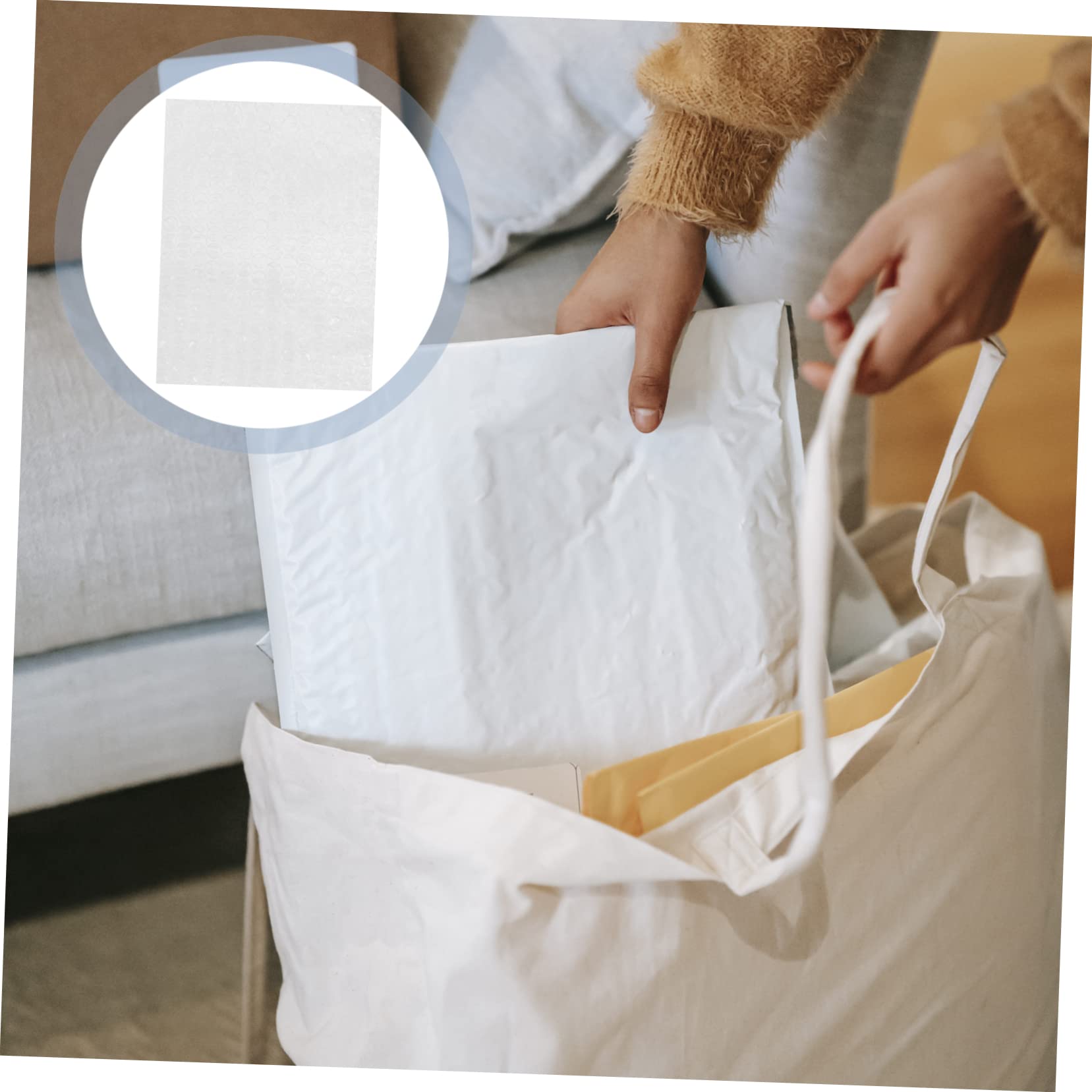 BUTIFULSIC 100pcs Bag Clear Packing Buffer Bag Packaging Bag Pouches Shipping Envelopes Mailing Envelopes Clear Pouches Protective Pouch Wrap