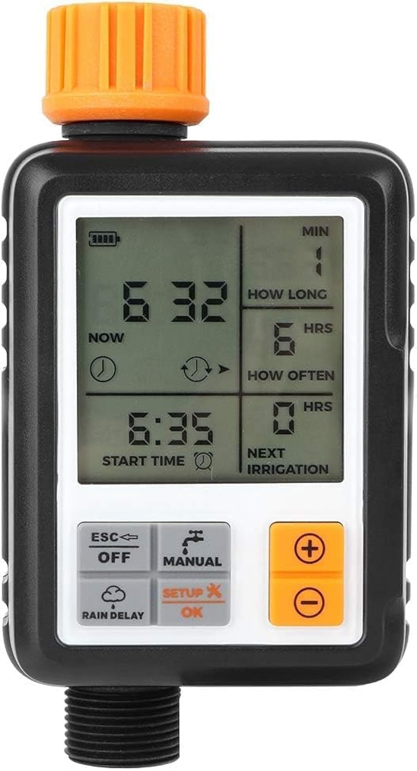 Blackt Electrotech(BT42GA) Automatic Digital Garden Water Timer - Programmable, Waterproof Irrigation Controller with LCD Display for Lawns and Pools