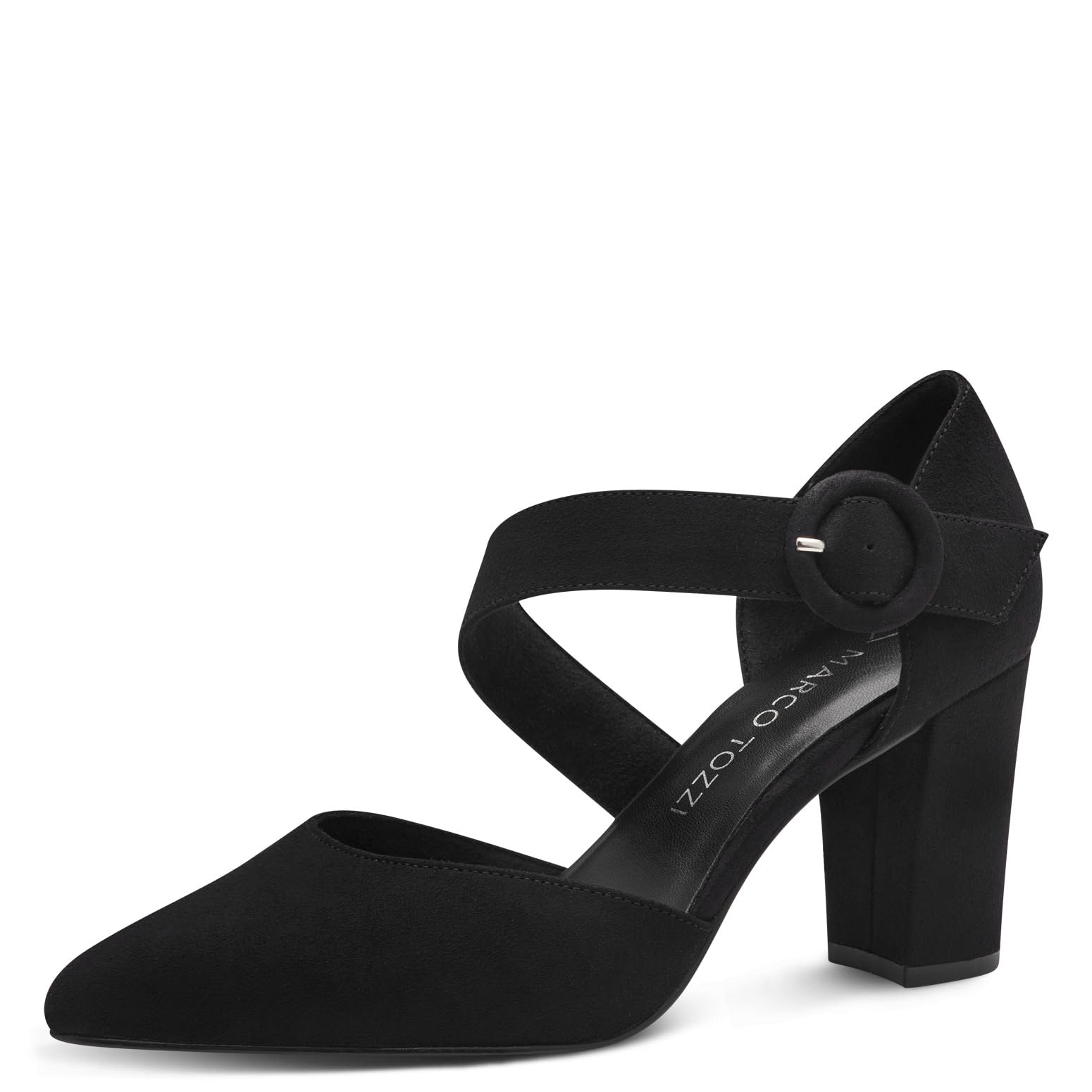 MARCO TOZZI Women's 2-24410-44 Court Shoes, Black, 8.5 UK