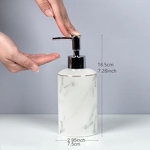 Miniatura 6 de Jabonera y dispensador de jabón de cerámica