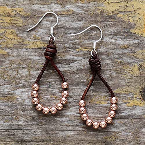 Boucles d'oreilles pendantes vintage argent et perles pour femme