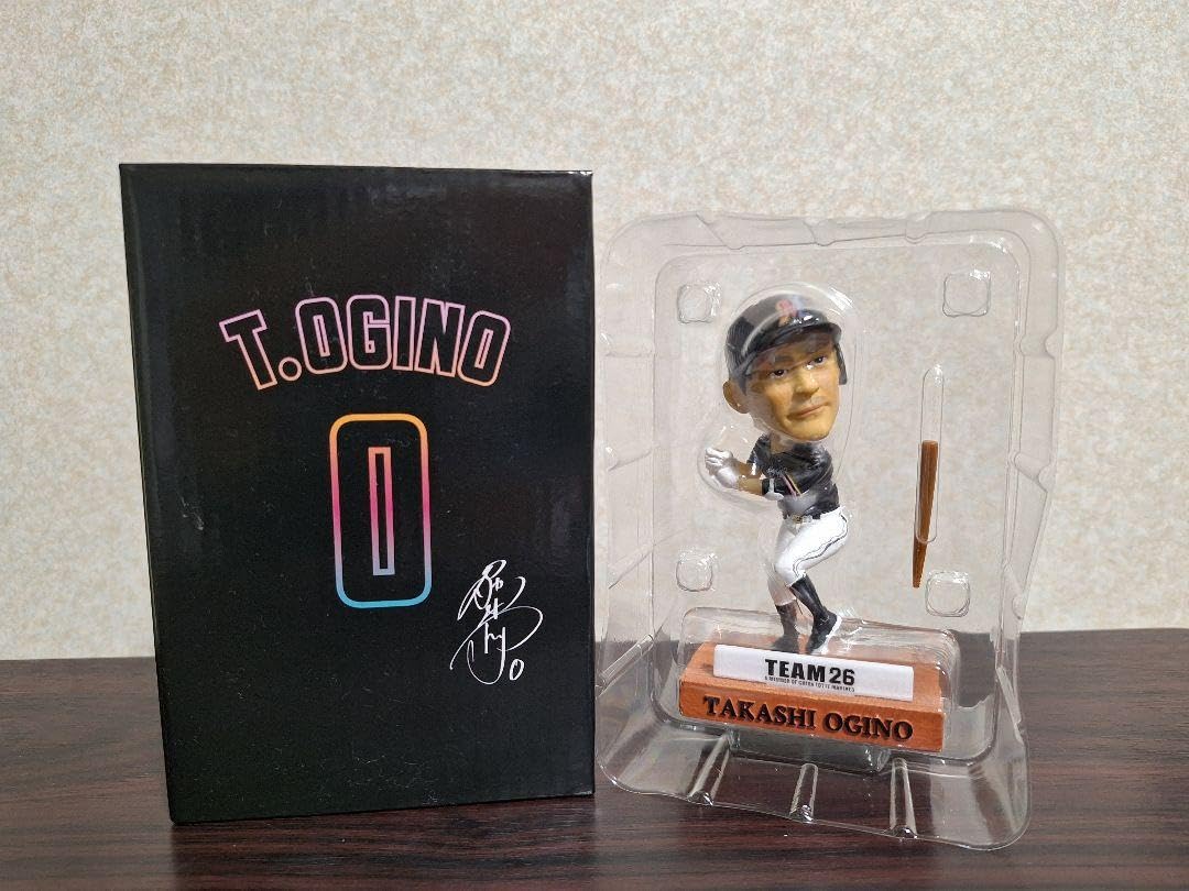 千葉ロッテマリーンズ荻野貴司選手投げ入れサインボールボブルヘッドセット 千葉ロッテマリーンズ荻野貴司選手投げ入れサインボールボブルヘッド