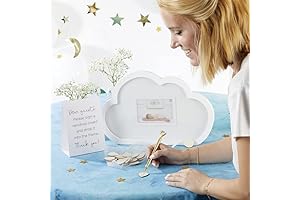 Kate Aspen Guest Book Frame with Customizable Puzzle Pieces - Perfect for Baby Showers