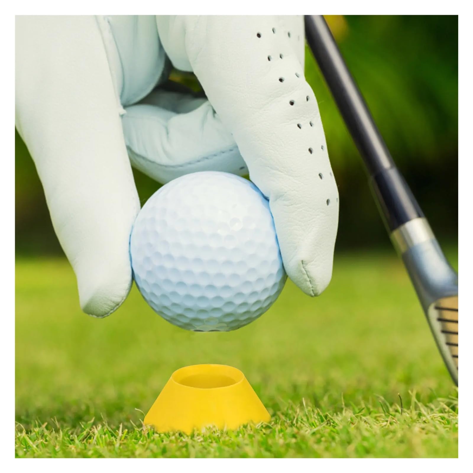 24 Stück Golfballhalter Golf Tees Gummi Flexibles Trainingszubehör Übungsständer for Indoor Outdoor Golf Tees