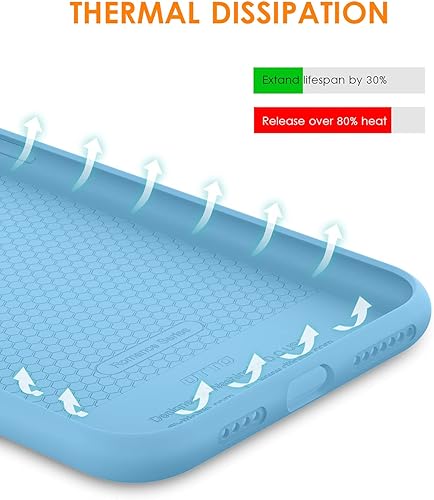 Miniatura 8 de DTTO Funda compatible con iPhone 11 Pro Max, serie Romance, funda de silicona protección mejorada de cámara y pantalla con cojín de rejilla de panal