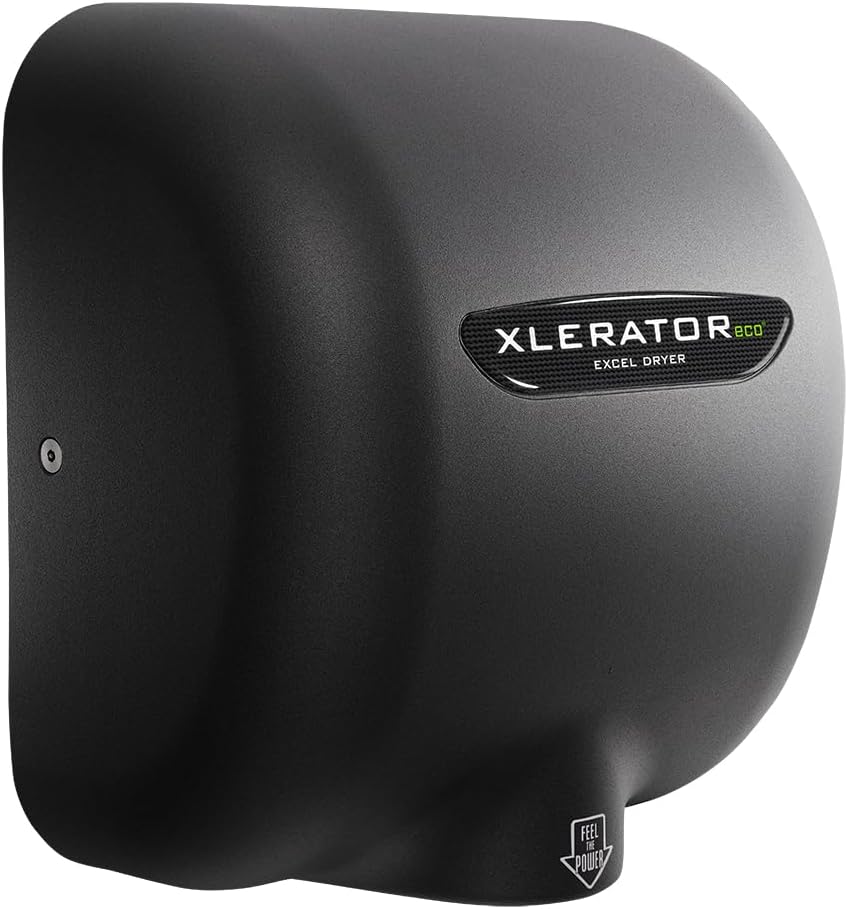 XleratorEco Hand Dryer, XL-GRV-ECO, Textured Graphite Epoxy Painted Cover, 220-240V