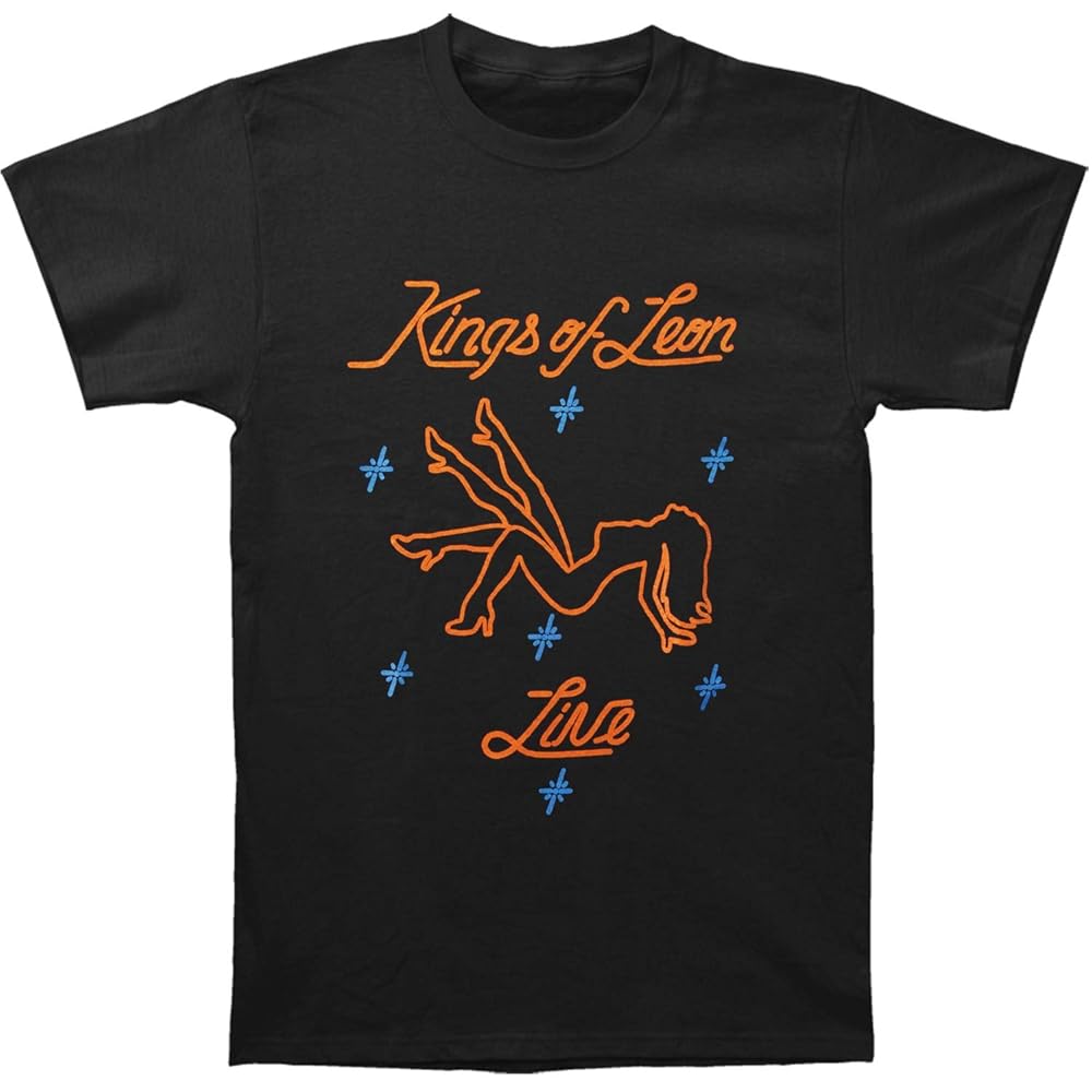 Amazon | Kings of Leon メンズ ストリッパー Tシャツ ブラック