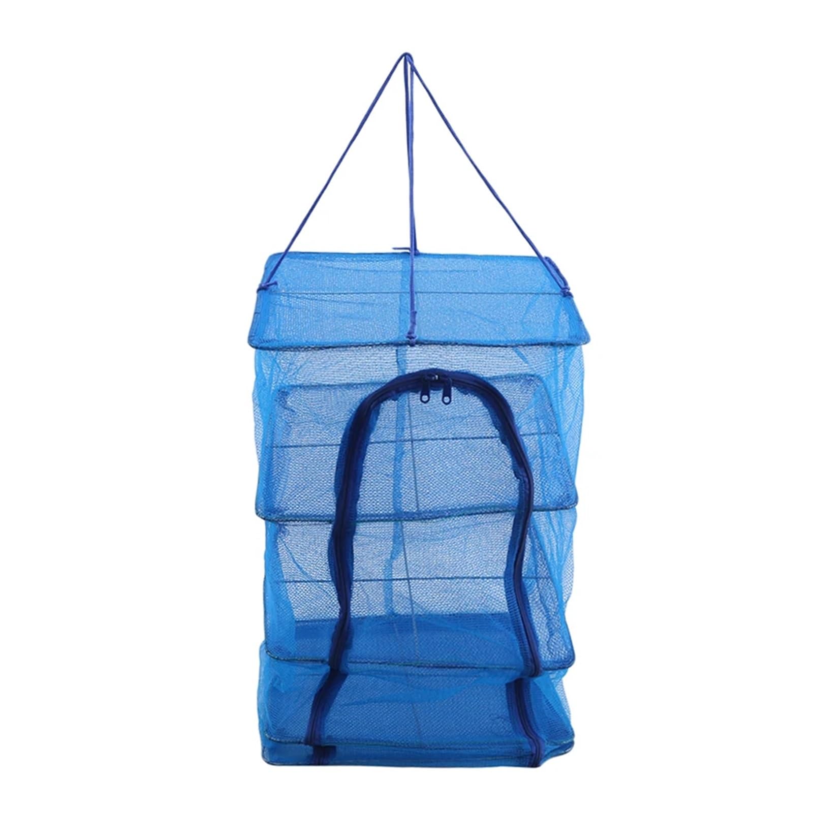 Trockennetz Kräuter Fischnetz for Aufhängen, Sonnentrocknungsnetz, faltbar, 3-lagig, Gemüse, Kräuter, Fischtrockner, Netz, Trockengestelle, Kräuternetz, Trockner(3-Tier_50X50X66CM)