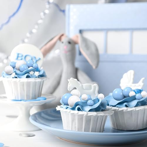 Miniatura 3 de 66 piezas de decoración de pastel de bola, mini palitos de globo, palitos de bricolaje, bolas de espuma para graduación, boda, fiesta, suministros