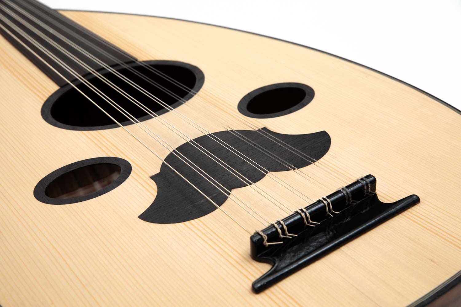 Arabic Oud Walnut PRO Professional mit Ebenholzgriffbrett & Kurschner-Saiten