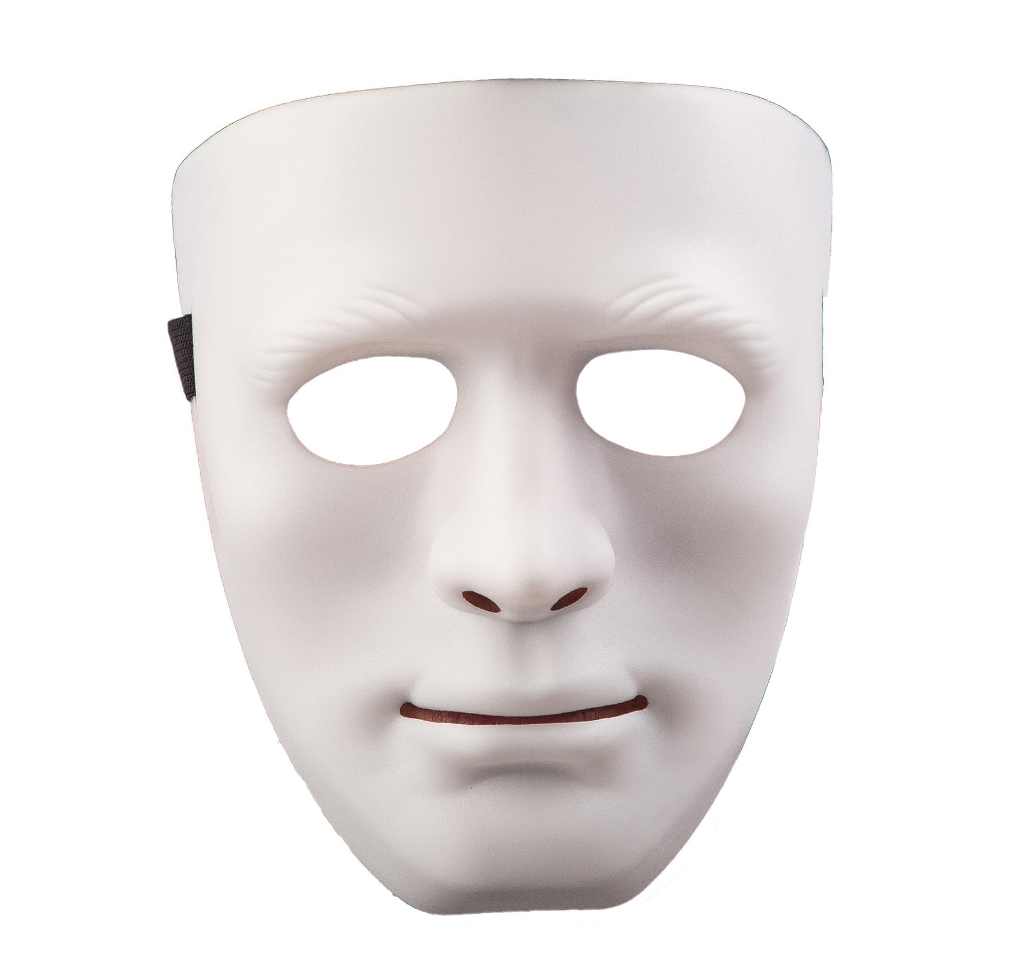 Carnival toys white face mask for adults, 00889